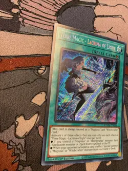 Yu-Gi-Oh!-Verre Magic Lacrima of Light-Secret Rare 1st Edition-BLMM-EN046 - Image 3
