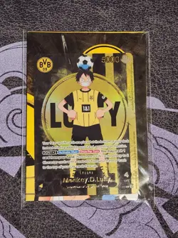 Monkey D. Luffy One Piece x BVB Borussia Dortmund Match Day Promo English Sealed - Image 1