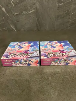 Fusion Arts Booster 2Box s8 Factory Sealed Sword & Shield Pokemon Card Japanese - Image 2