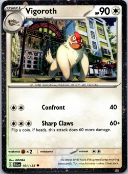 Vigoroth (Cosmos Holo) 161/193 - Miscellaneous Cards & Products Holofoil| Mix&Ma - Image 1