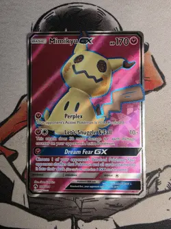 Mimikyu GX 206/214 2018 Pokemon Lost Thunder Ultra Rare Full Art MINT Card - Image 1