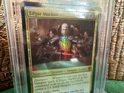 Edgar Markov Foil - MTG - Commander 2017 - Mint. BGS 9 and Very Low POP. - Image 1