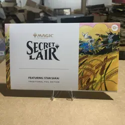 MTG Secret Lair Featuring Stan Sakai NEW SEALED Traditional Foil Pack - Image 1