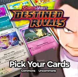 Pokemon TCG Destined Rivals Singles - Common/Uncommon - Pick Your Cards - EN/NM - Image 1