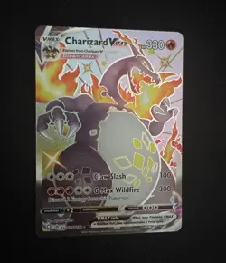 Pokemon Charizard VMAX SV107/SV122 Shining Fates Shiny Holo, Eng 2021 330HP - Image 1