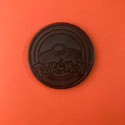 Lucario Silver Plastic Coin pokemon card game gold Coin Medal Very Rare - Image 4