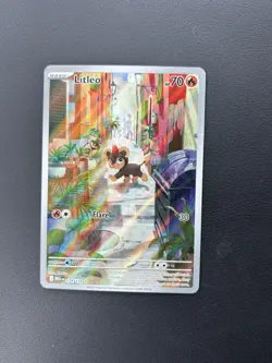 Pokemon TCG Mega Evolutions Litleo Illustration Rare 139/132 - Image 1