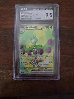 Pokemon TCG Arboliva EX 207/182 Full Art Holo CGC 9.5 Mint - Image 1
