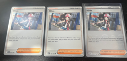 Hilda Trainer 84/86 X3 (2 regular and 1 poke ball) White Flare Pokemon NM - Image 1