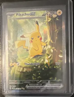 Pikachu ex 276/217 Crown Zenith Secret Rare Full Art Holo Pokemon TCG - Image 1