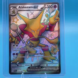 The Pokemon Company Alakazam ex 215/091 SV Paldean Fates Full Art Holo Eng - Image 1