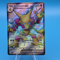 The Pokemon Company Alakazam ex 215/091 SV Paldean Fates Full Art Holo Eng - Image 2