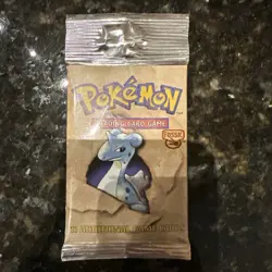 Pokemon Fossil Lapras Booster Pack 20.74g BASE PACK WOTC Sealed - Image 1