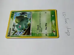 2006 Pokemon EX Crystal Guardians #46 Bulbasaur - Stamped Reverse Holo Foil - Image 2