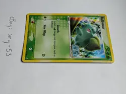 2006 Pokemon EX Crystal Guardians #46 Bulbasaur - Stamped Reverse Holo Foil - Image 3