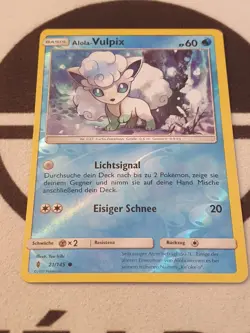 Pokemon Karte Alola - Vulpix 21/145 Reverse Holo Sonne & Mond Deutsch Pokemon - Image 5