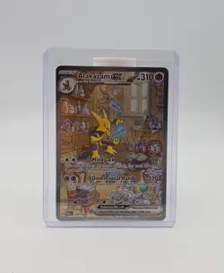 Pokemon TCG Alakazam EX 201/165 Scarlet & Violet 151 SIR 2023 - Image 1