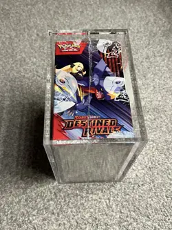Pokemon SV10 Destined Rivals English Booster Boxes Sealed w/Acrylic - Image 4
