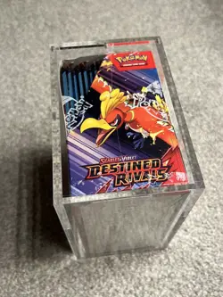 Pokemon SV10 Destined Rivals English Booster Boxes Sealed w/Acrylic - Image 5
