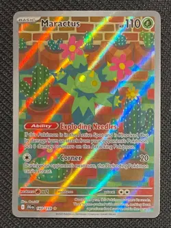 Maractus 160/159 SV Journey Together Illustration Rare Pokemon NM - Image 1