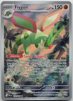 Flygon 101/094 Illustration Rare Phantasmal Flames Pokemon Near Mint - Image 1