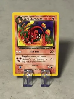 Gold W Stamped Dark Charmeleon #32/82 Team Rocket WOTC Pokemon - Image 1