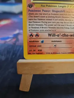 Pokemon TCG Brock's Ninetales 1st Edition Holo Rare 3/132 Gym Challenge NM-/LP+ - Image 5