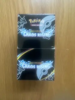 Chaos Rising Half Booster Pokemon 18 Booster Packs Factory Sealed - Image 1