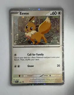 Pokemon TCG ~ Eevee #200 ~ Cosmos Holo Black Star Promo ~ Destined Rivals - Image 1