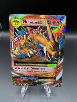 Pokemon M Charizard EX Ultra Rare Holo Mega Evolution 13/108 Evolutions HP 220 - Image 1