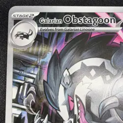 Pokemon TCG Galarian Obstagoon 245/217 Ascended Heroes Card Illustration Rare NM - Image 2