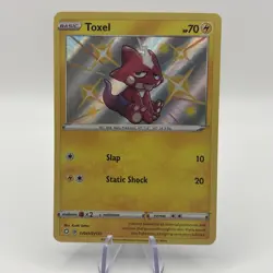 Pokemon TCG Toxel Baby Shiny SV041/SV122 Shining Fates Card - Image 1