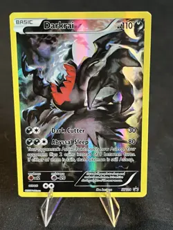 Darkrai XY114 Promo Holo Card Fullart Black Star Pokemon TCG Near Mint - Image 1