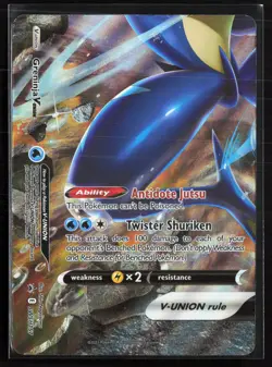 2019 SWSH: Sword & Shield Promo Cards #SWSH157 Greninja V-UNION Promo,Holo - Image 1