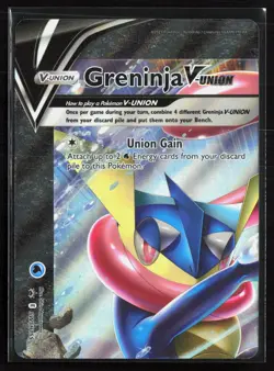 2019 SWSH: Sword & Shield Promo Cards #SWSH155 Greninja V-UNION Promo,Holo - Image 1