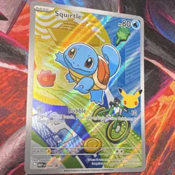 Pokemon TCG MEP Holo Promo 3-Card Lot Bulbasaur/Charmander/Squirtle 037-039 Used - Image 2