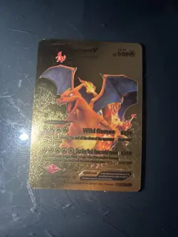 Pokemon🔥CHARIZARD V🔥GOLD FOIL Custom Card🔥ULTRA RARE🔥SWSH261🔥 - Image 1