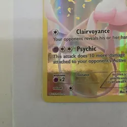 Pokemon TCG Mew Holo Promo Card XY XY110 70 HP Basic English - Image 2