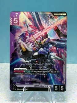 Gundam Card Game Phantom Aria Destiny Gundam GD04-050 LR - Image 1