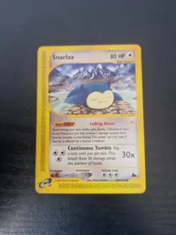 snorlax 100/144 Skyridge Wotc Pokemon Card Non Holo - Image 1