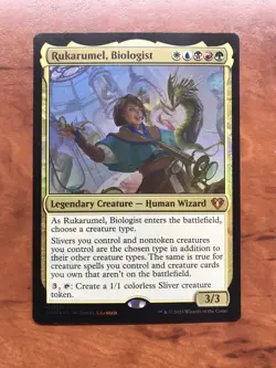 Rukarumel Biologist Foil MTG Magic Gathering Card LP Lightly Played Masters CMM - Image 1