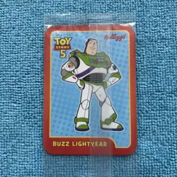 Kelloggs Toy Story 5 Trading Card 2 Pack Buzz Lightyear Bullseye Pixar Disney NM - Image 1