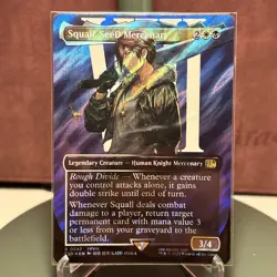 Squall, SeeD Mercenary - Surge Foil Extended Art FIN NM MTG - Image 1