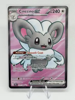Cinccino Ex 105/086 Chaos Rising NEW Ultra Rare NEAR MINT Pokemon Card - Image 1