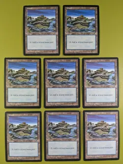 8 Island (Inlet) Tempest Playset Magic the Gathering MTG 8 - Image 1