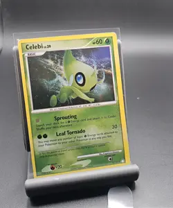 Celebi Lv. 39 Pokemon Card - Sprouting & Leaf Tornado - Image 1
