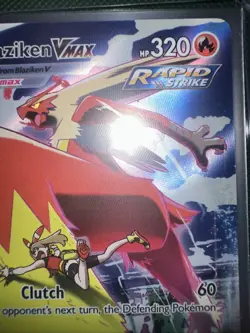Blaziken VMAX - TG15/TG30 - Pokemon Silver Tempest Trainer Gallery Holo Card NM - Image 3