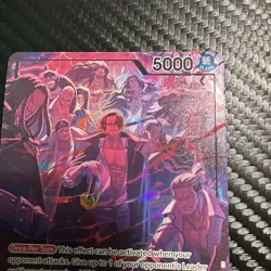 Shanks (English Version 2nd Anniversary Set OP09-001 One Piece Promotion Card NM - Image 4