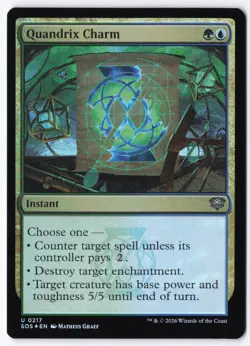 Quandrix Charm 217 Foil Secrets of Strixhaven - Image 1