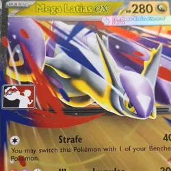 Pokemon TCG Mega Latias EX 100/132 Stamped Prize Pack Holo Nm - Image 3